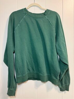 Old Navy women's Green Crewneck Sweatshirt Size Large Tall